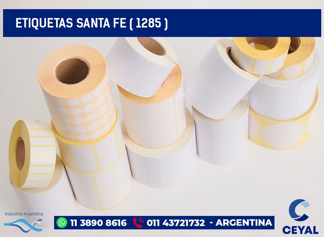 ETIQUETAS SANTA FE ( 1285 )
