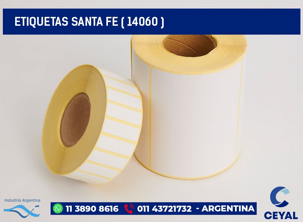 ETIQUETAS SANTA FE ( 14060 )