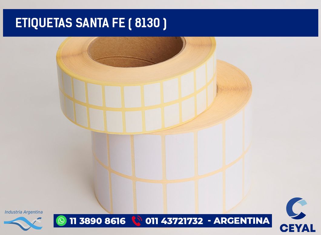 ETIQUETAS SANTA FE ( 8130 )