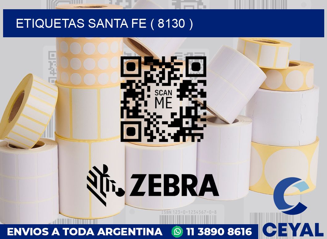 ETIQUETAS SANTA FE ( 8130 )