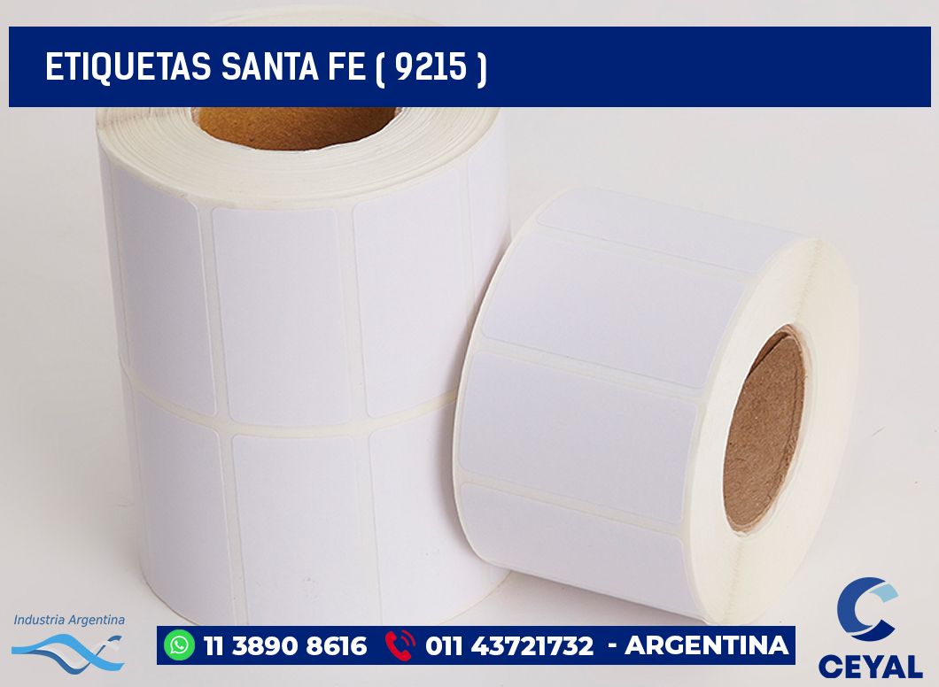 ETIQUETAS SANTA FE ( 9215 )