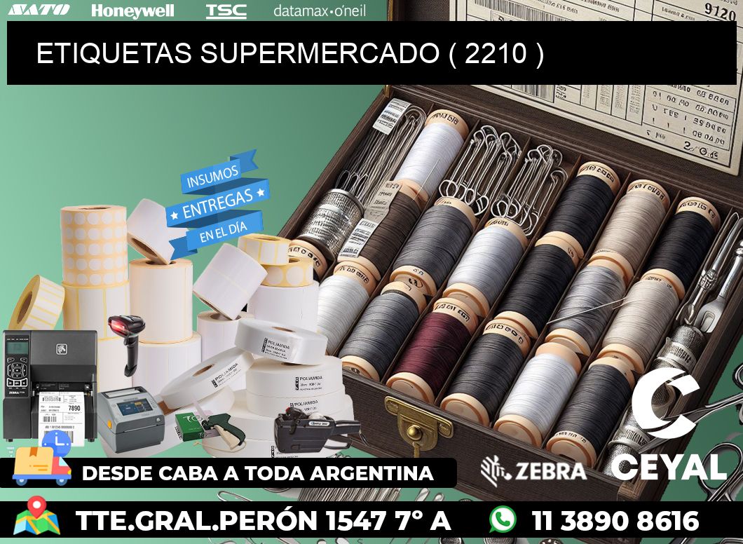 ETIQUETAS SUPERMERCADO ( 2210 )