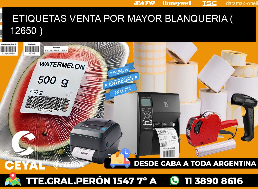 ETIQUETAS VENTA POR MAYOR BLANQUERIA ( 12650 )