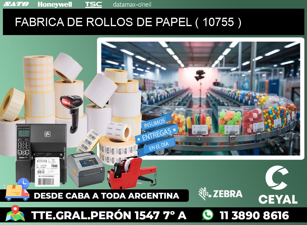 FABRICA DE ROLLOS DE PAPEL ( 10755 )