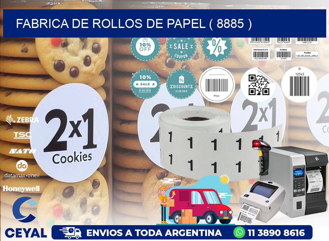 FABRICA DE ROLLOS DE PAPEL ( 8885 )