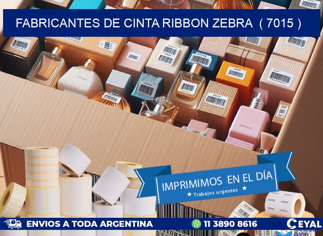 FABRICANTES DE CINTA RIBBON ZEBRA  ( 7015 )