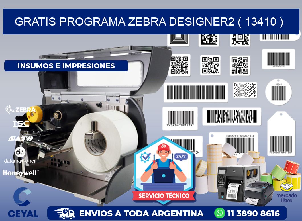 GRATIS PROGRAMA ZEBRA DESIGNER2 ( 13410 )