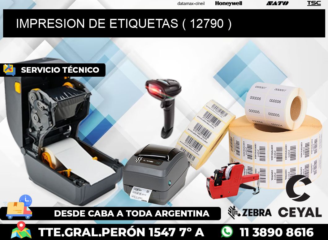 IMPRESION DE ETIQUETAS ( 12790 )
