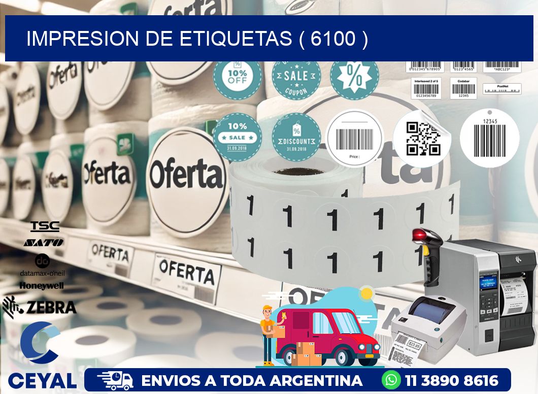 IMPRESION DE ETIQUETAS ( 6100 )