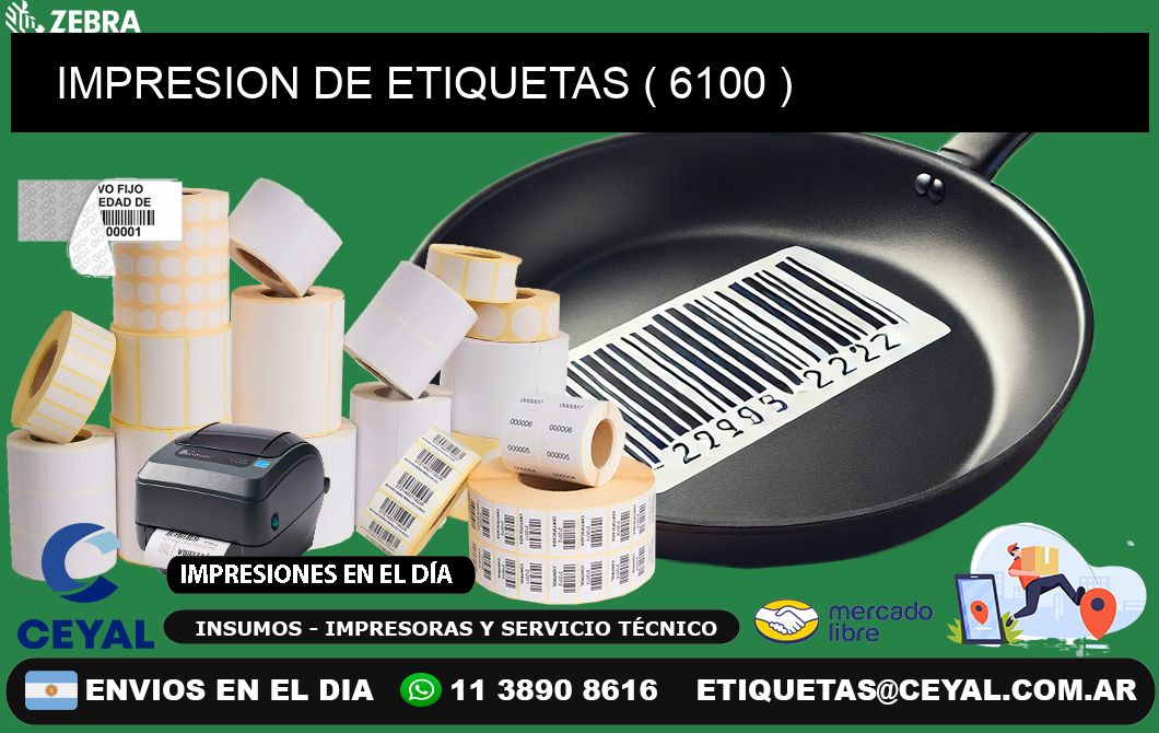 IMPRESION DE ETIQUETAS ( 6100 )