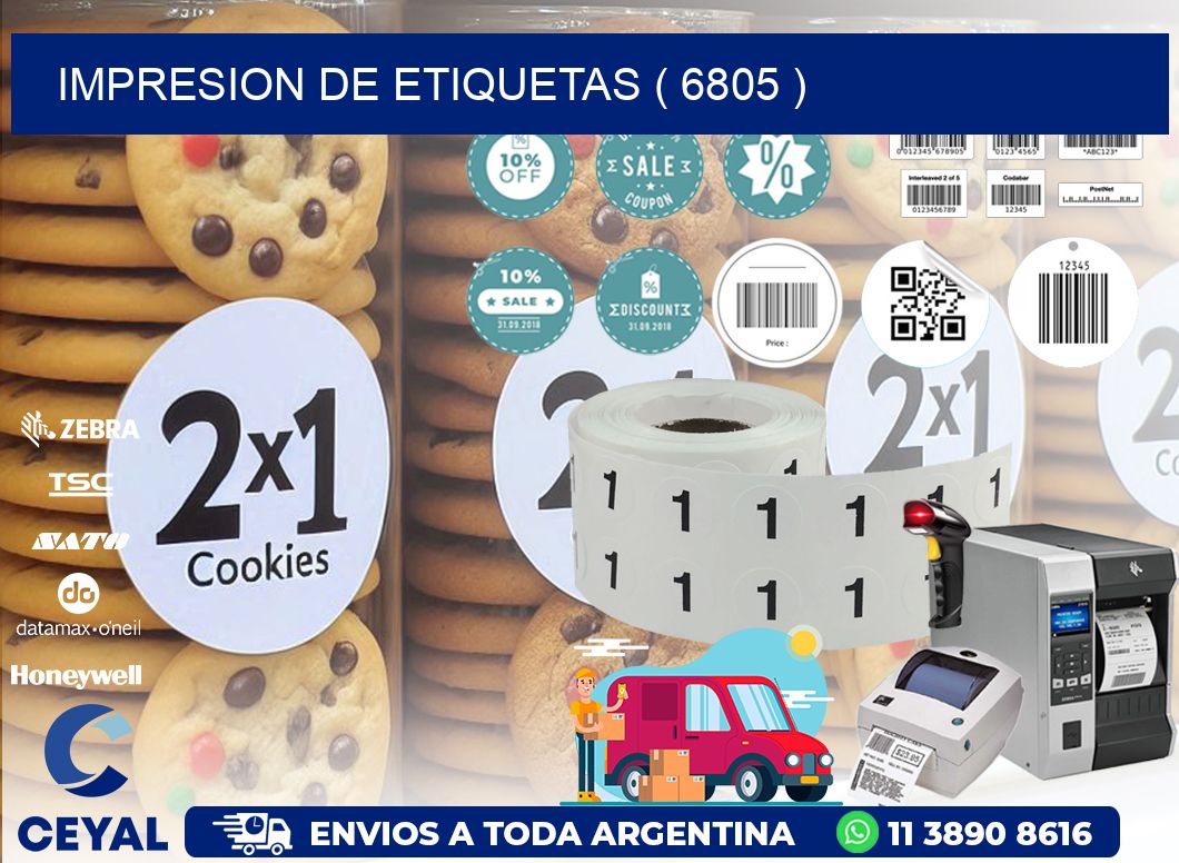 IMPRESION DE ETIQUETAS ( 6805 )