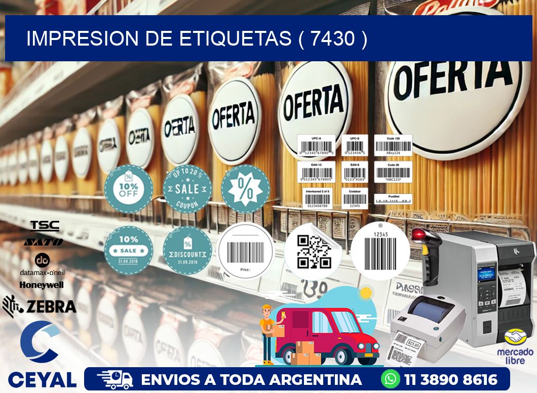 IMPRESION DE ETIQUETAS ( 7430 )