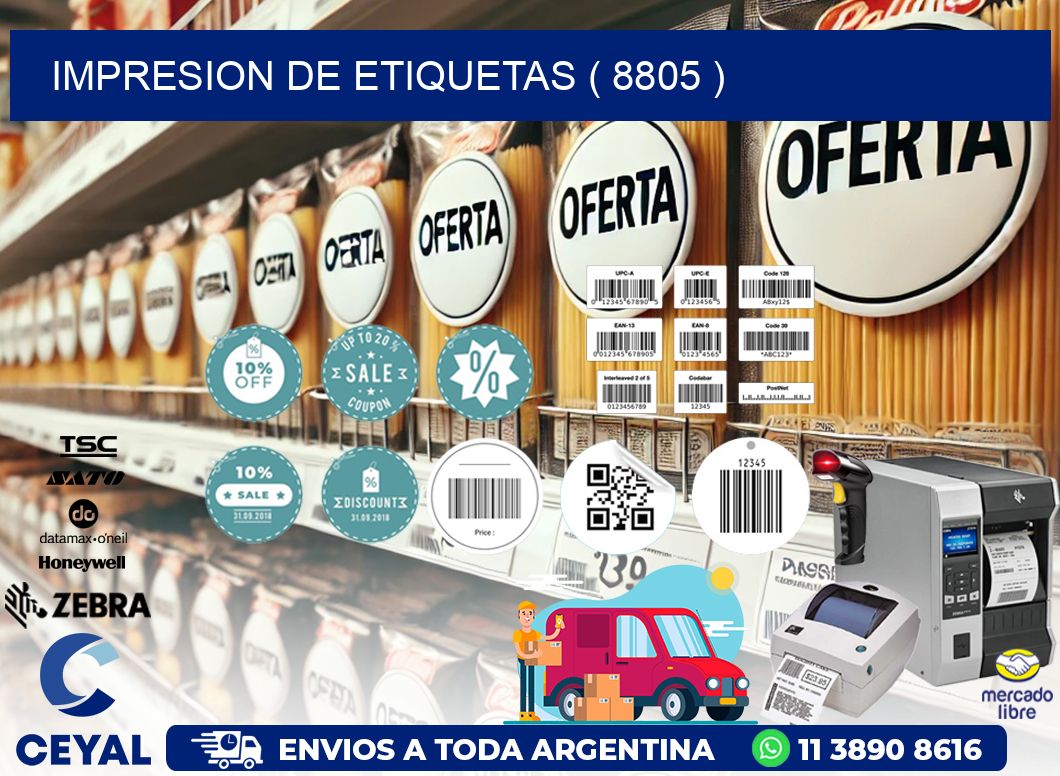 IMPRESION DE ETIQUETAS ( 8805 )