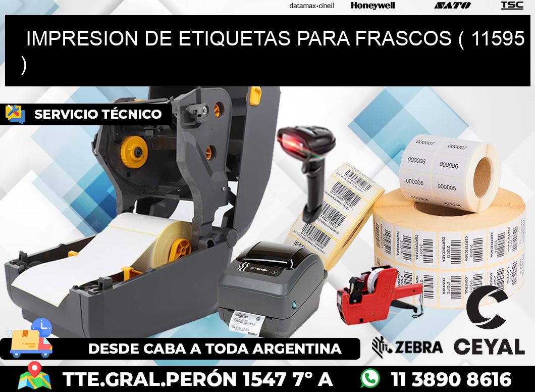 IMPRESION DE ETIQUETAS PARA FRASCOS ( 11595 )
