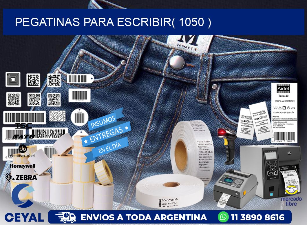 PEGATINAS PARA ESCRIBIR( 1050 )