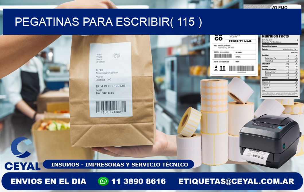 PEGATINAS PARA ESCRIBIR( 115 )