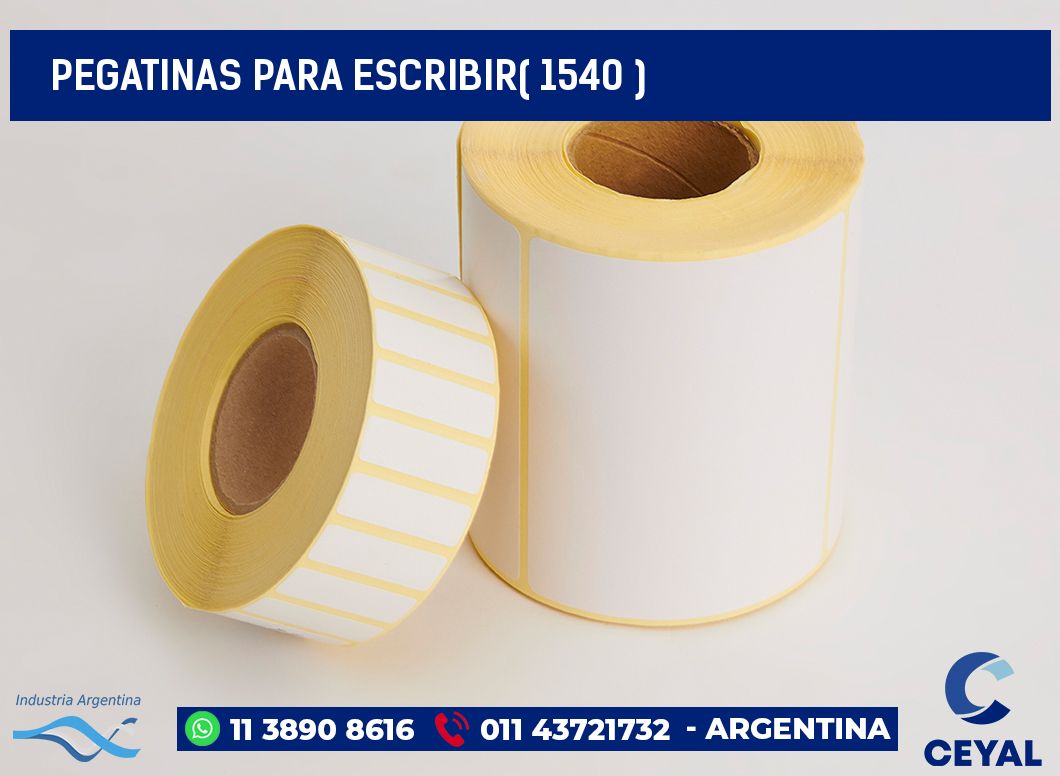 PEGATINAS PARA ESCRIBIR( 1540 )