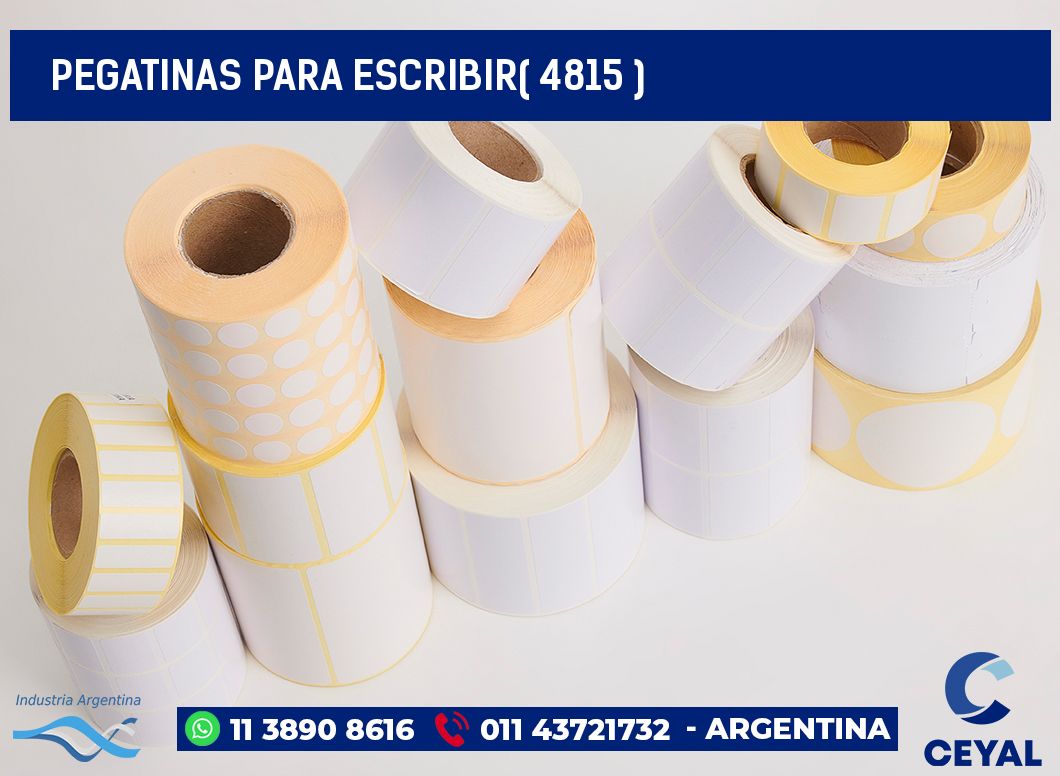 PEGATINAS PARA ESCRIBIR( 4815 )