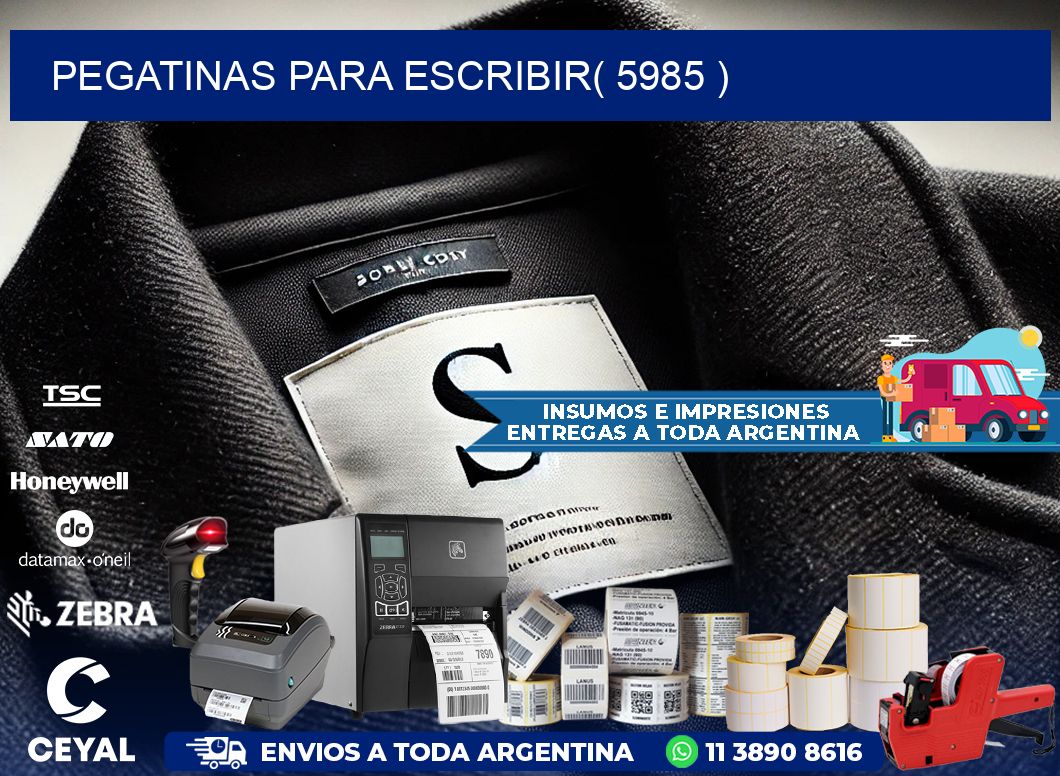 PEGATINAS PARA ESCRIBIR( 5985 )