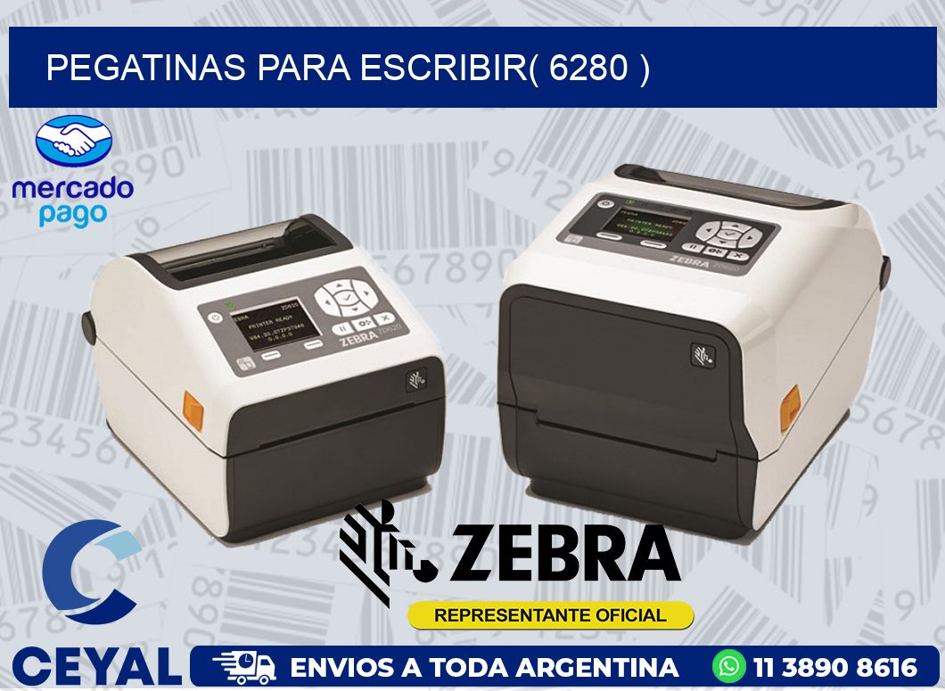 PEGATINAS PARA ESCRIBIR( 6280 )