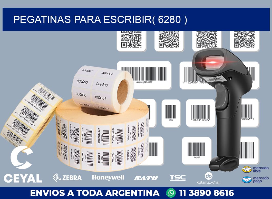 PEGATINAS PARA ESCRIBIR( 6280 )