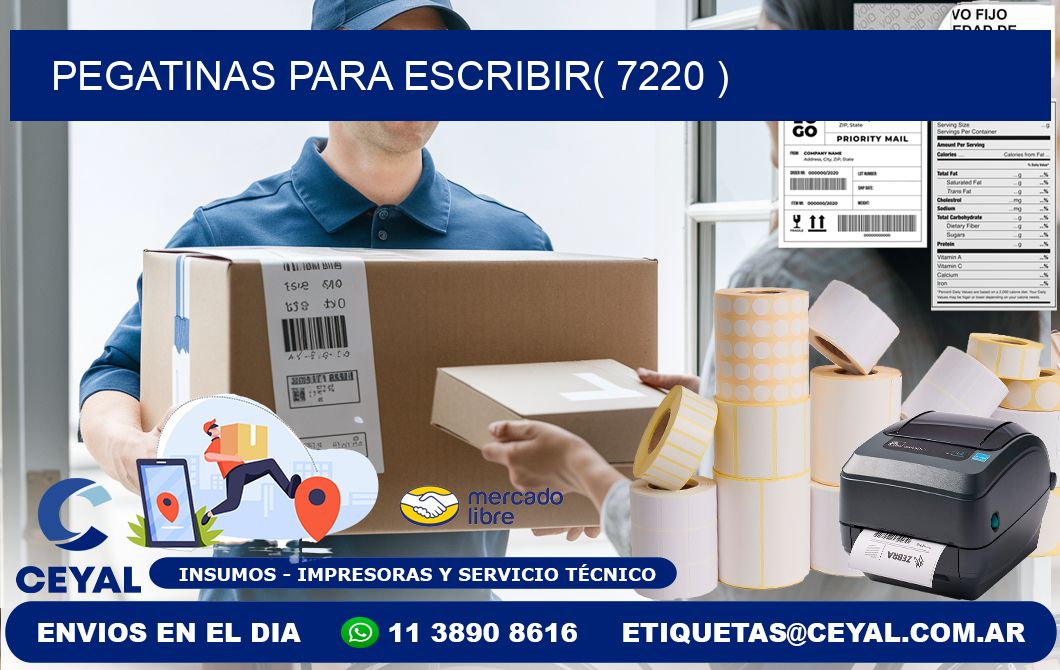 PEGATINAS PARA ESCRIBIR( 7220 )