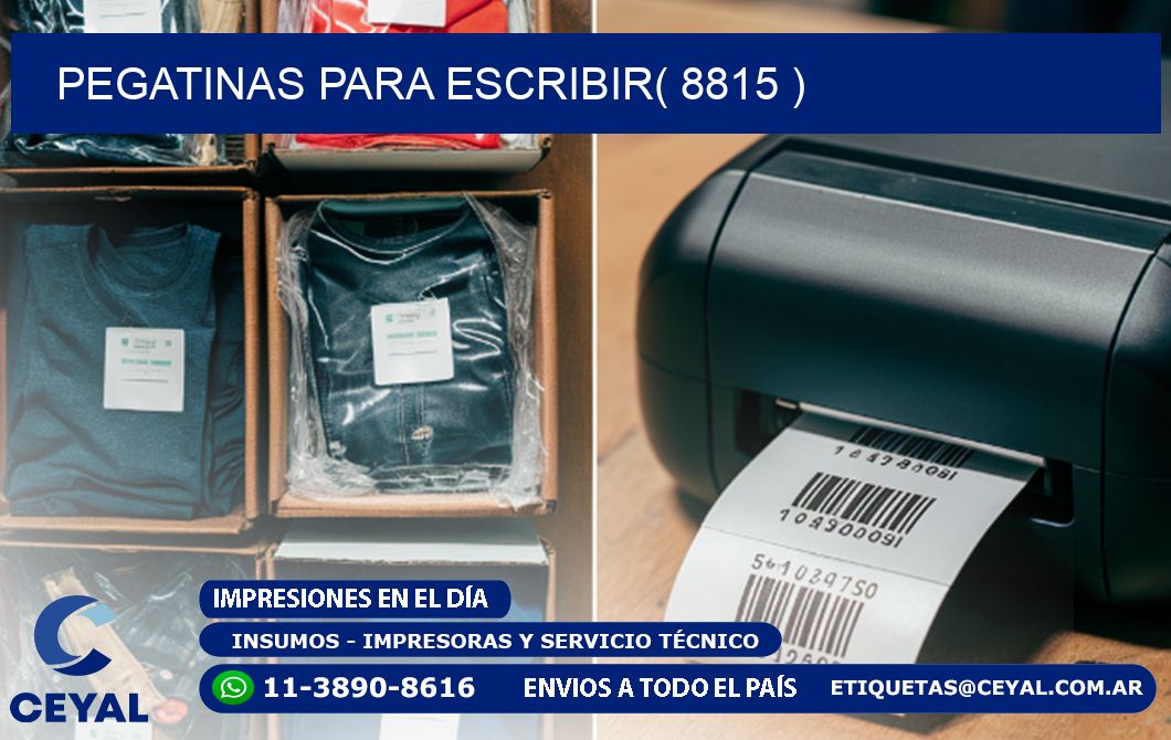 PEGATINAS PARA ESCRIBIR( 8815 )