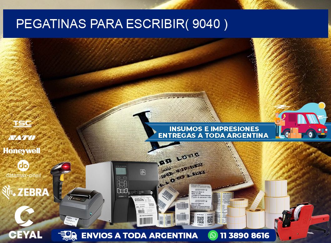 PEGATINAS PARA ESCRIBIR( 9040 )