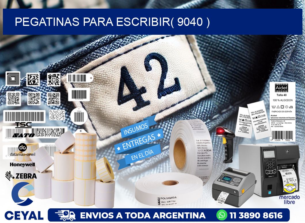 PEGATINAS PARA ESCRIBIR( 9040 )