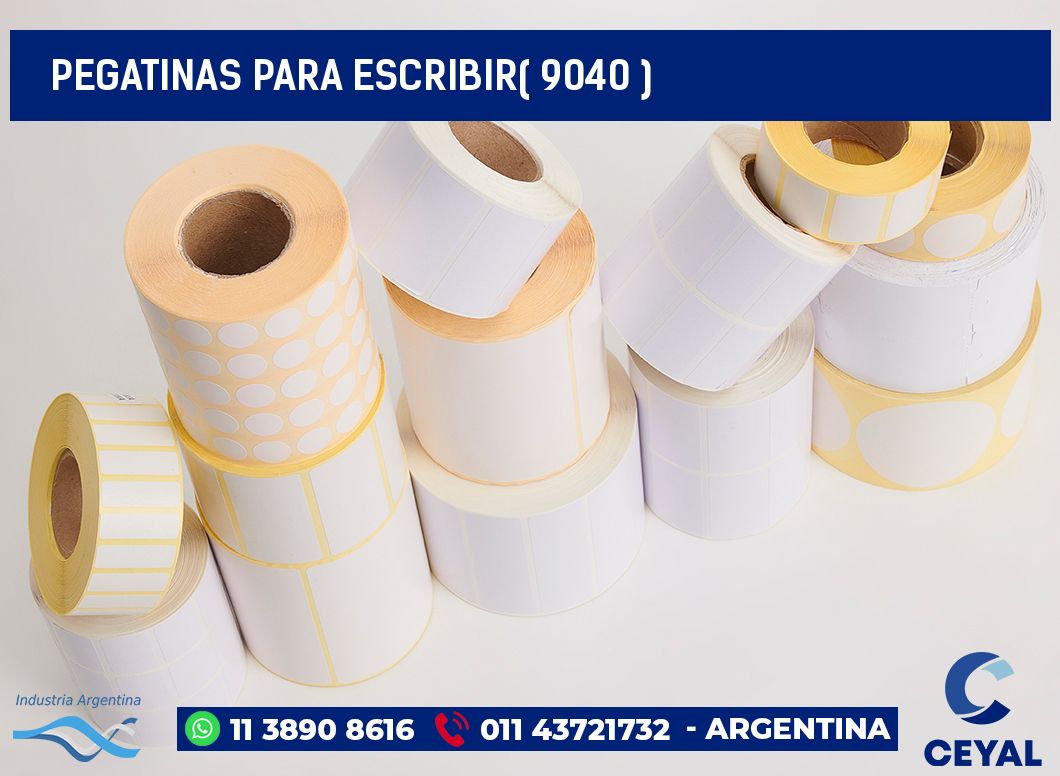 PEGATINAS PARA ESCRIBIR( 9040 )