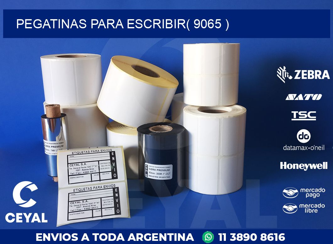 PEGATINAS PARA ESCRIBIR( 9065 )
