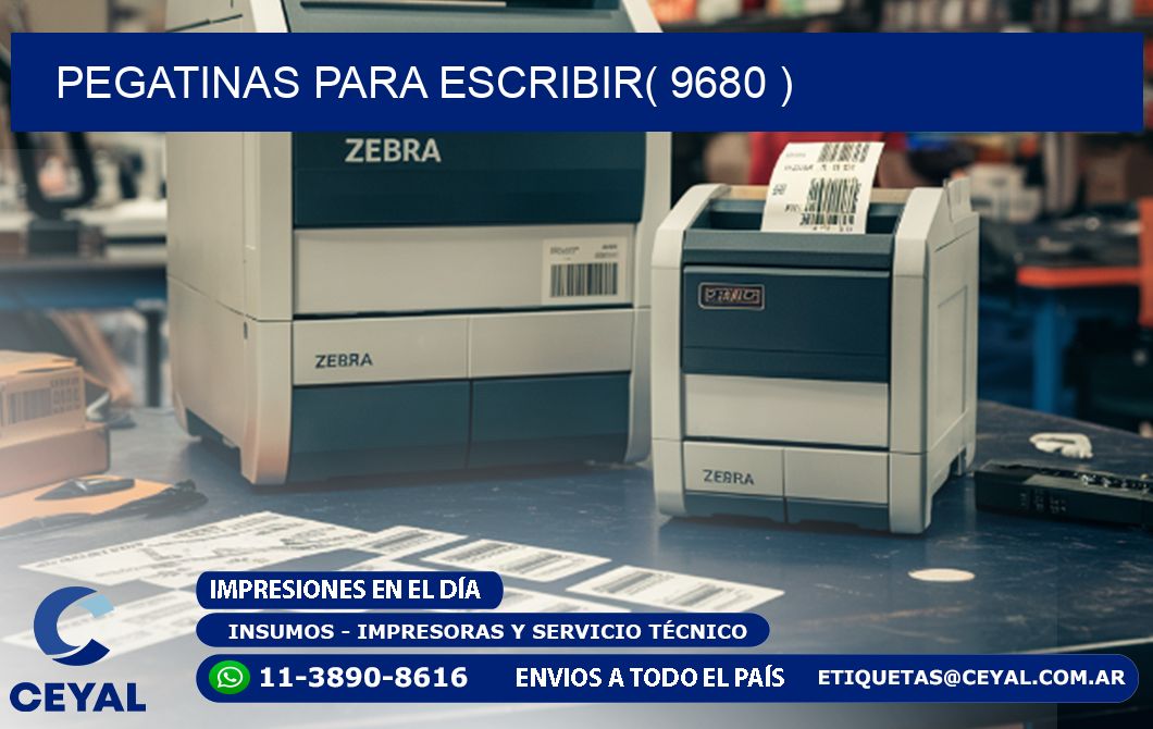 PEGATINAS PARA ESCRIBIR( 9680 )