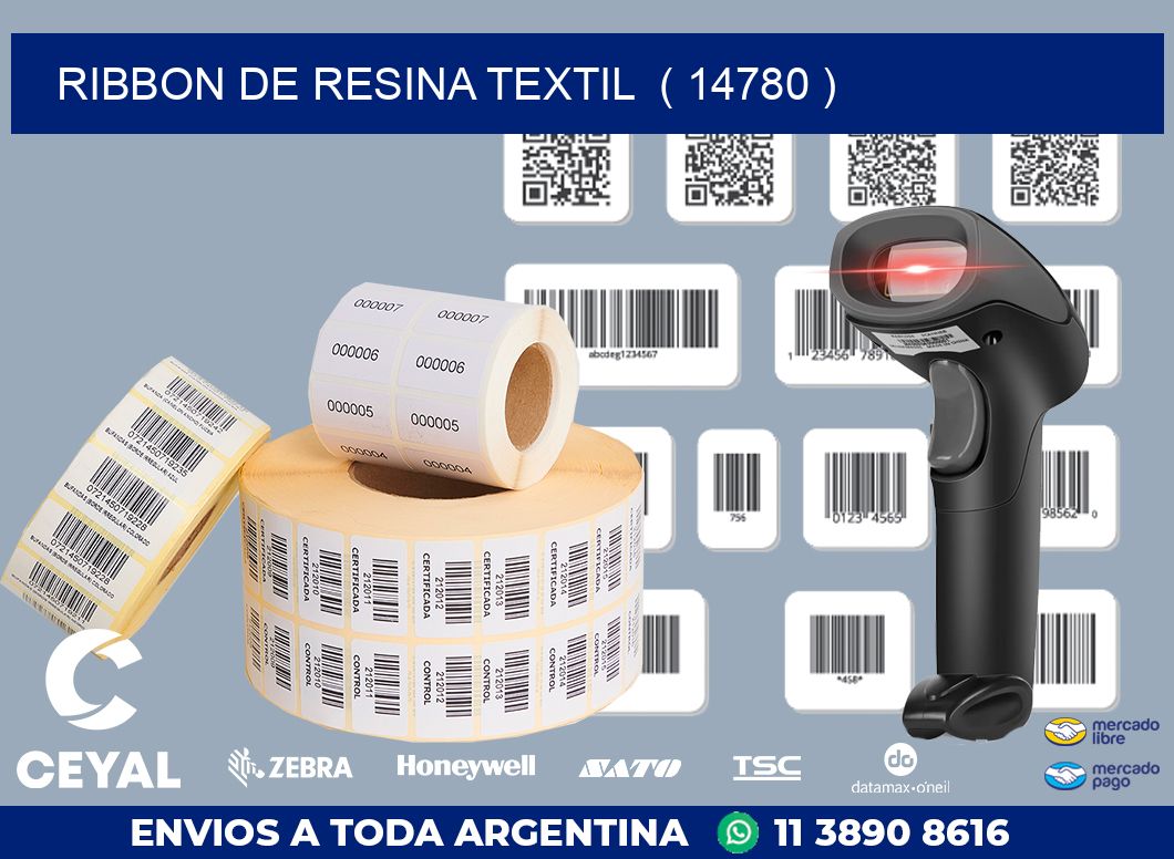 RIBBON DE RESINA TEXTIL  ( 14780 )