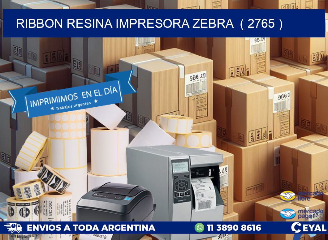 RIBBON RESINA IMPRESORA ZEBRA  ( 2765 )