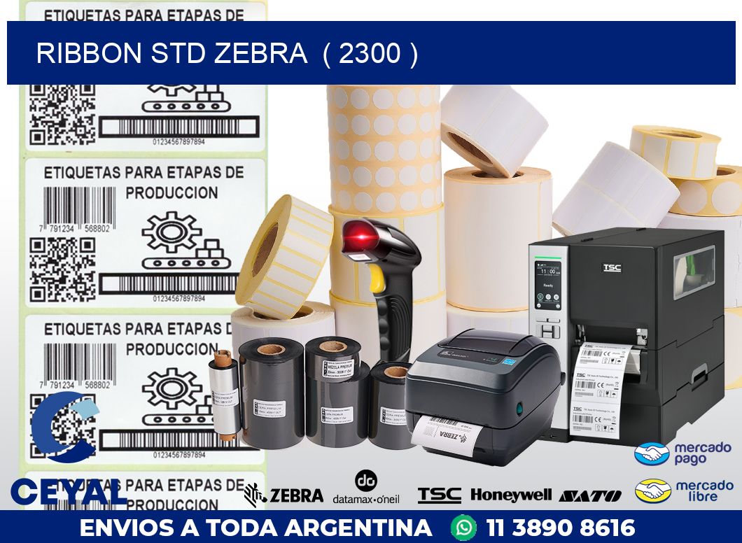 RIBBON STD ZEBRA  ( 2300 )