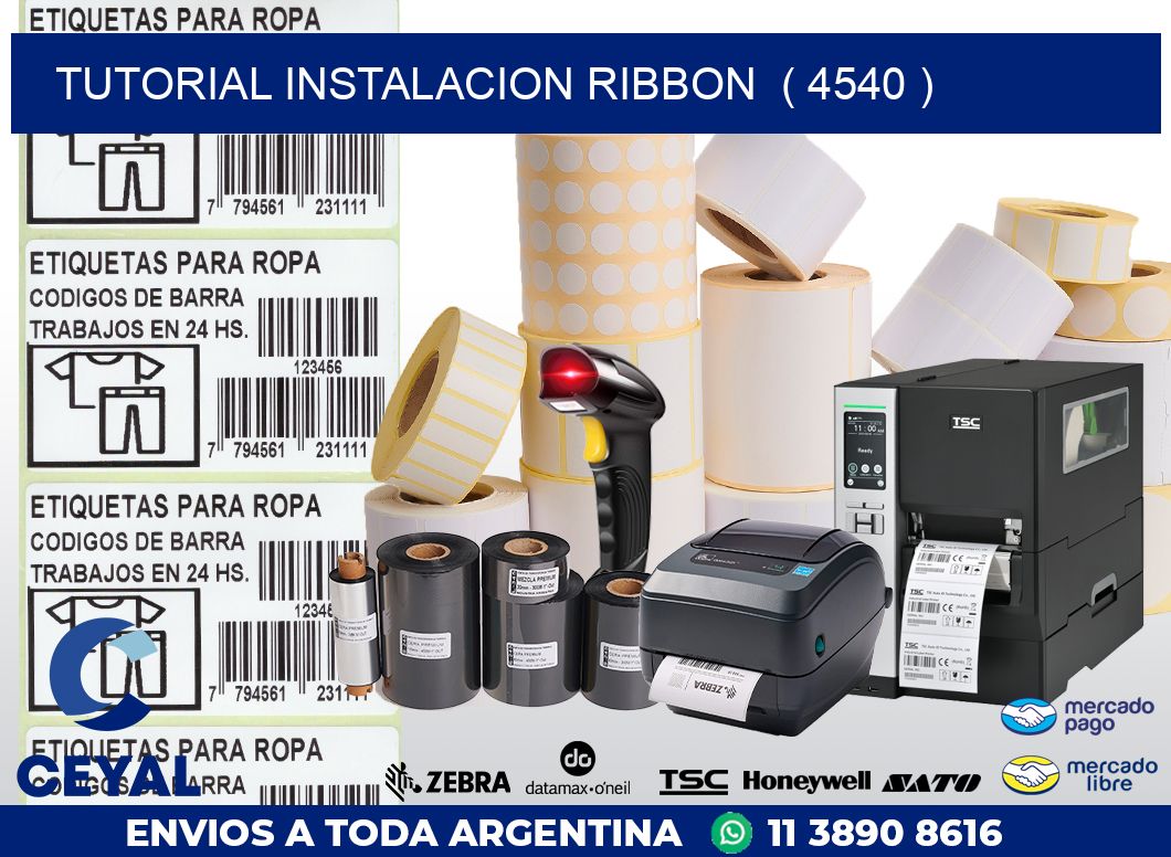 TUTORIAL INSTALACION RIBBON  ( 4540 )