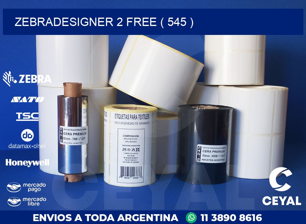 ZEBRADESIGNER 2 FREE ( 545 )