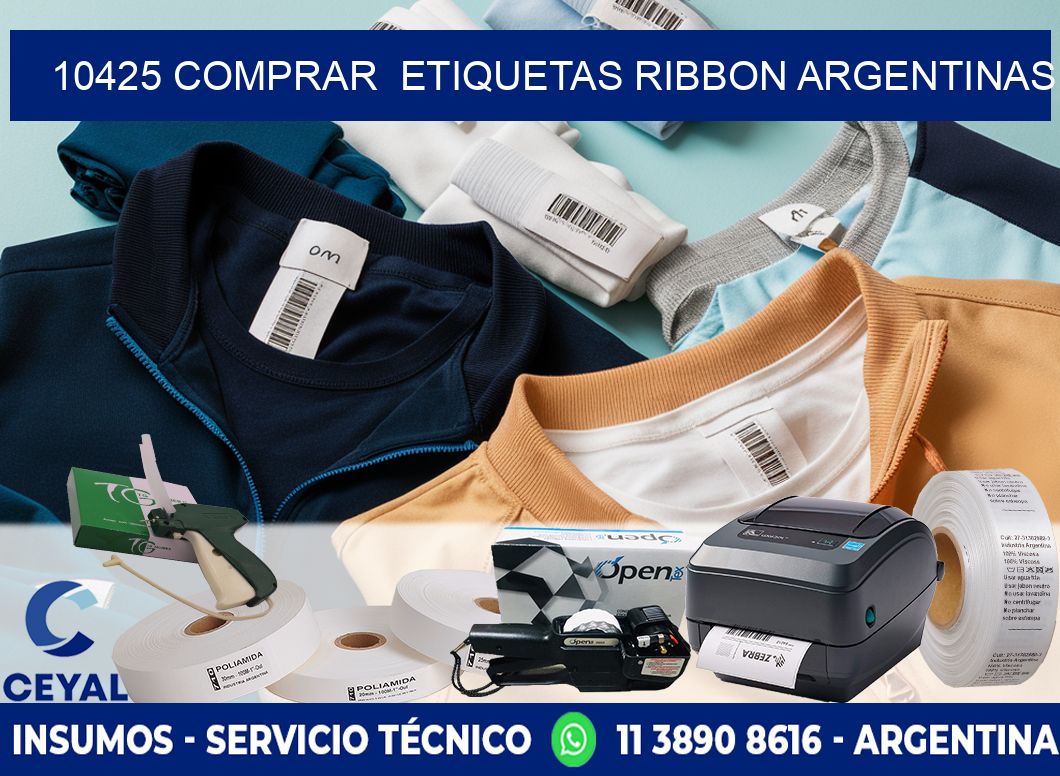 10425 COMPRAR  ETIQUETAS RIBBON ARGENTINAS