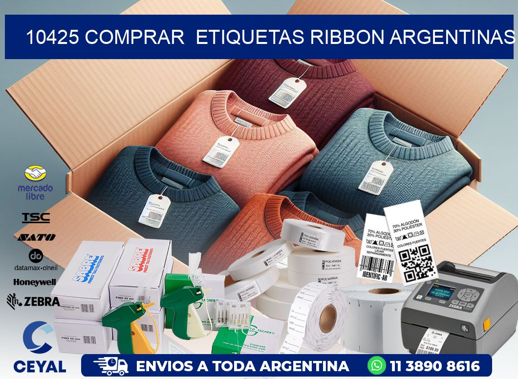 10425 COMPRAR  ETIQUETAS RIBBON ARGENTINAS