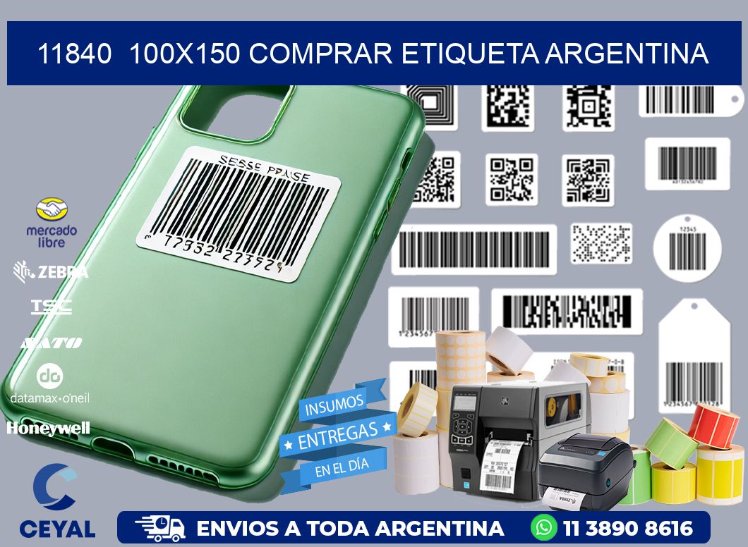 11840  100X150 COMPRAR ETIQUETA ARGENTINA