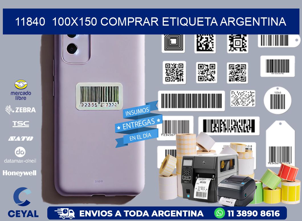 11840  100X150 COMPRAR ETIQUETA ARGENTINA