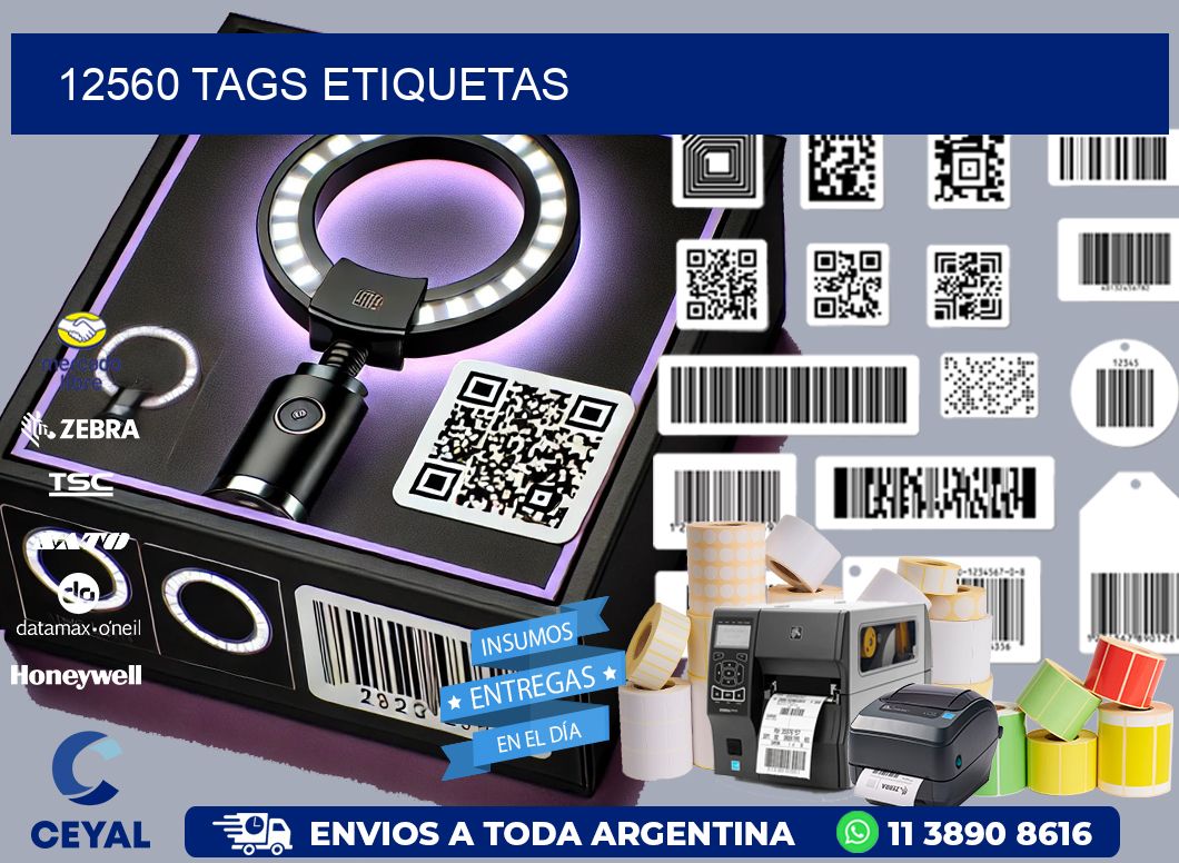 12560 TAGS ETIQUETAS | Ribbon Zebra