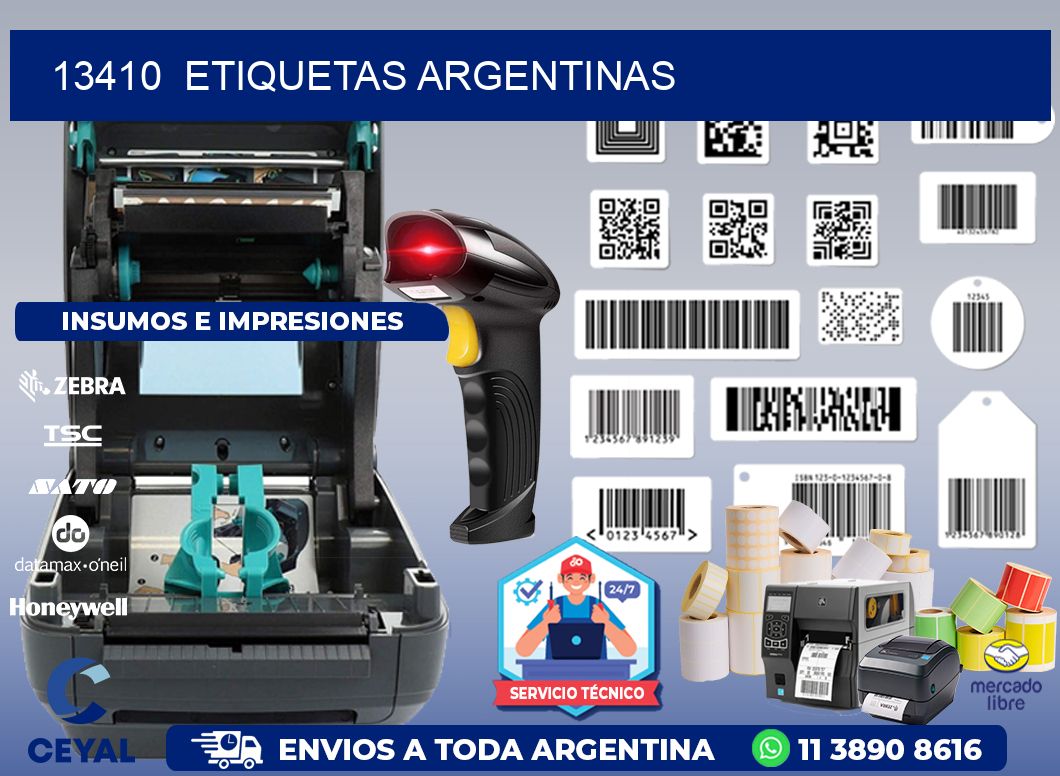 13410 ETIQUETAS ARGENTINAS