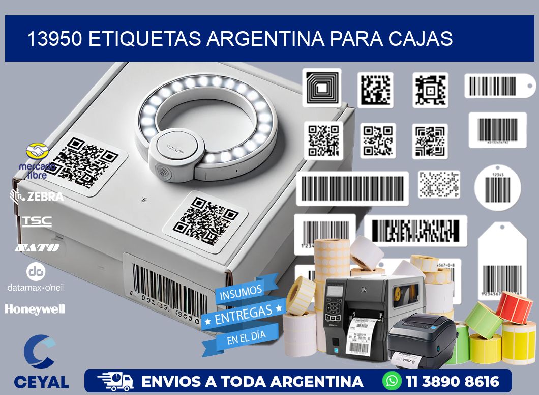 13950 ETIQUETAS ARGENTINA PARA CAJAS