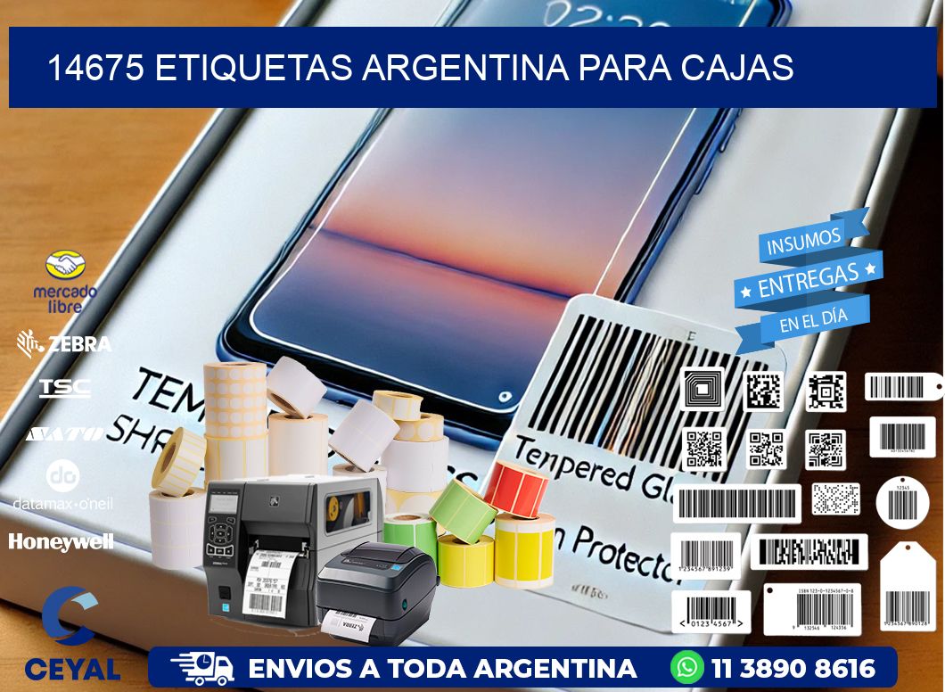 14675 ETIQUETAS ARGENTINA PARA CAJAS