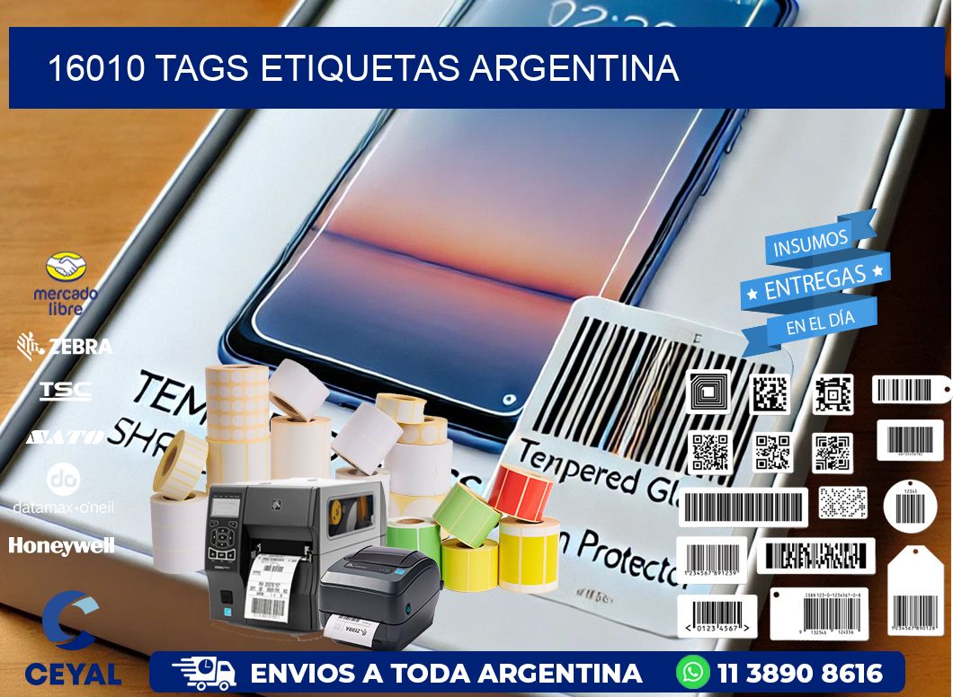 16010 TAGS ETIQUETAS ARGENTINA