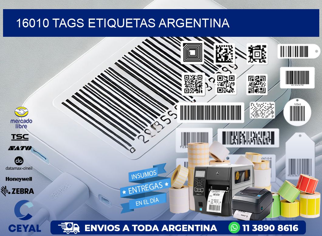 16010 TAGS ETIQUETAS ARGENTINA