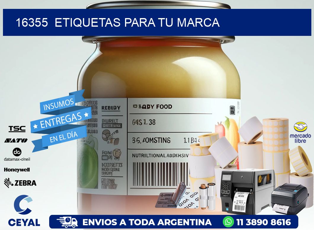 16355 ETIQUETAS PARA TU MARCA