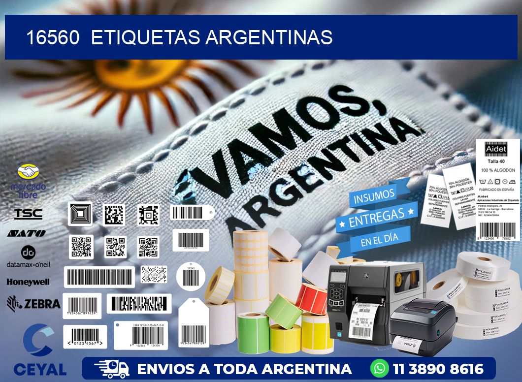 16560  ETIQUETAS ARGENTINAS