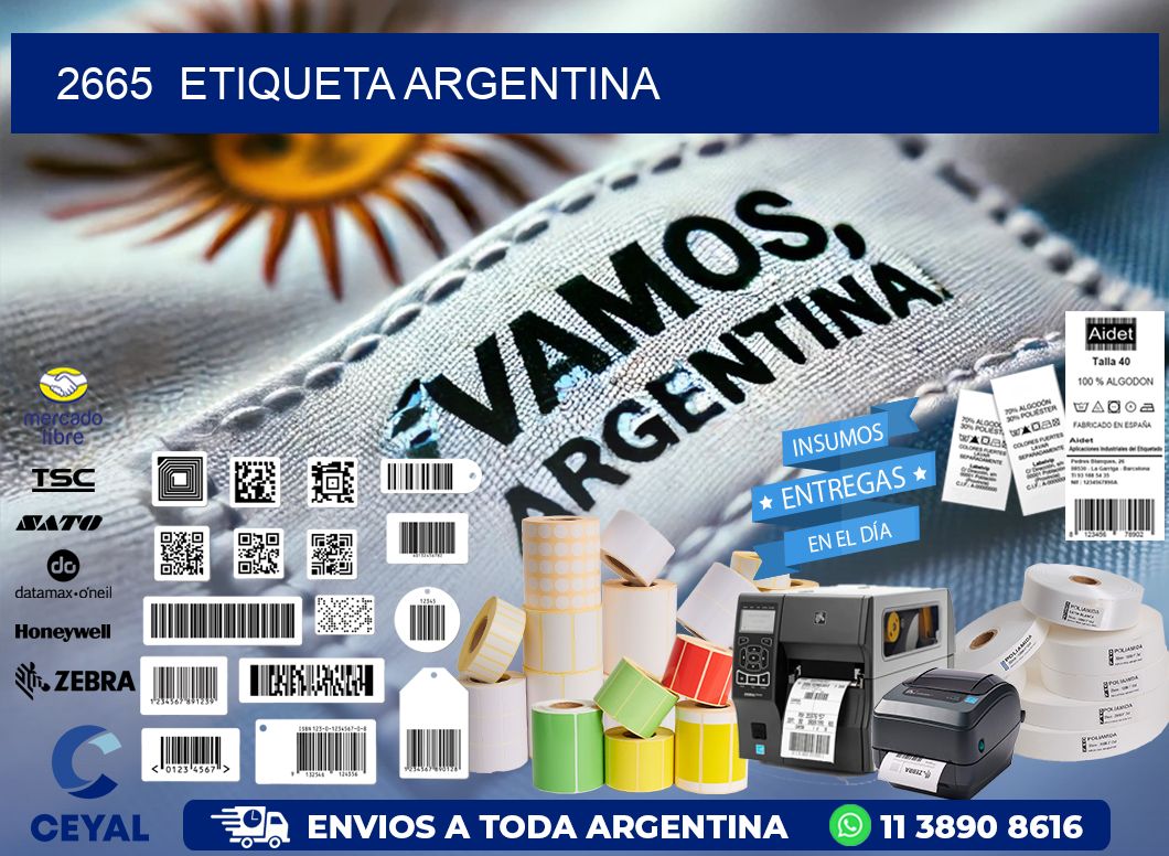 2665  ETIQUETA ARGENTINA